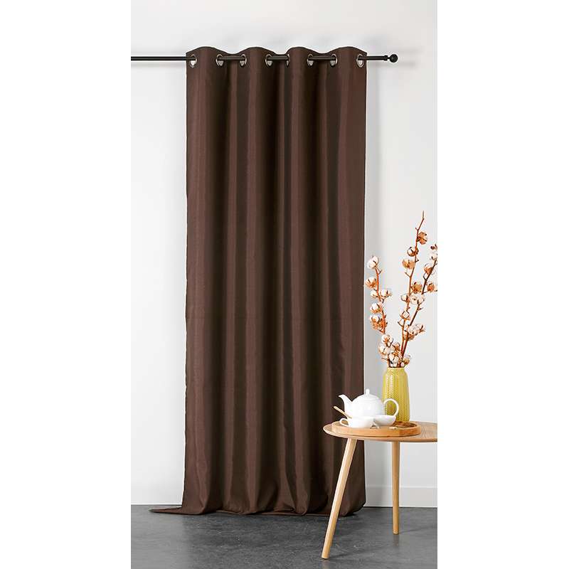 Tissu Double Natte Non Feu Grande Largeur Choco