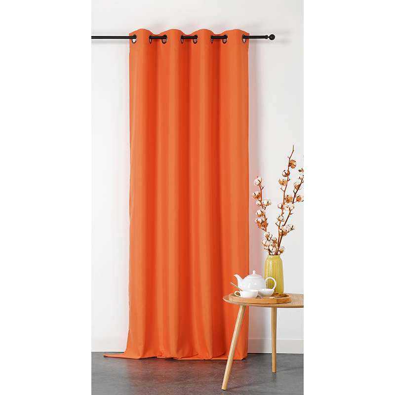 Tissu  Double Natte Non Feu Grande Largeur Corail