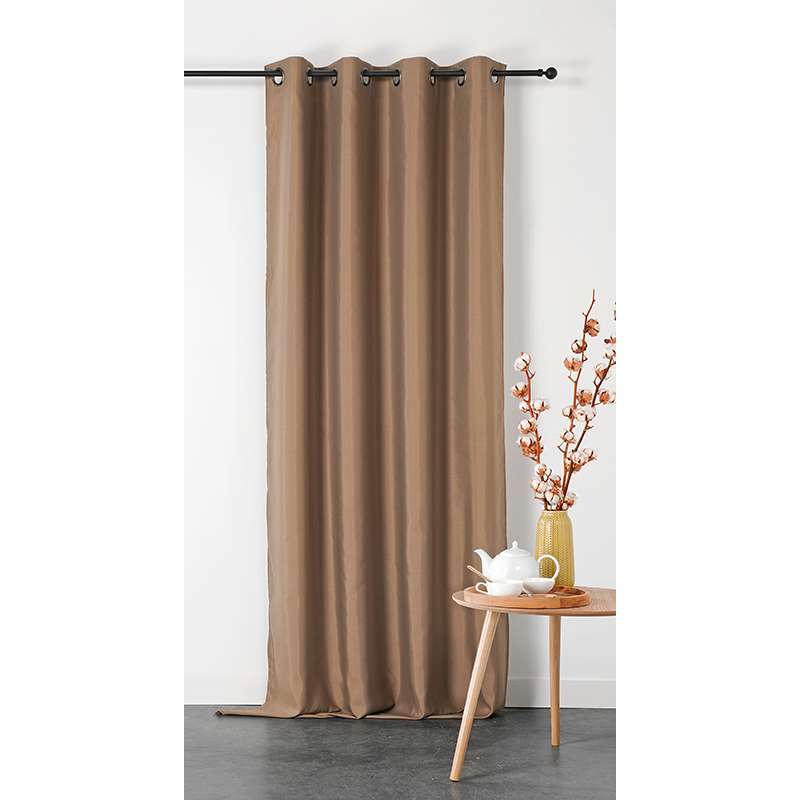 Tissu Double Natte Non Feu Grande Largeur Taupe