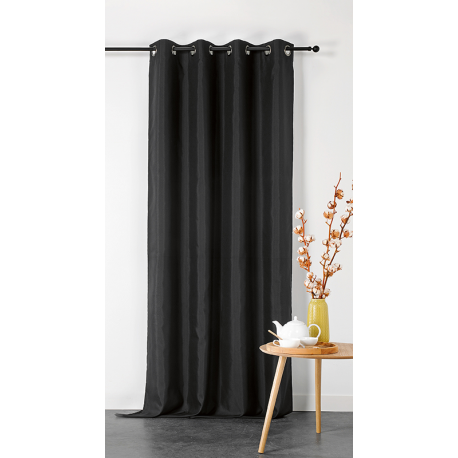 Tissu Double Natte Non Feu Grande Largeur Noir