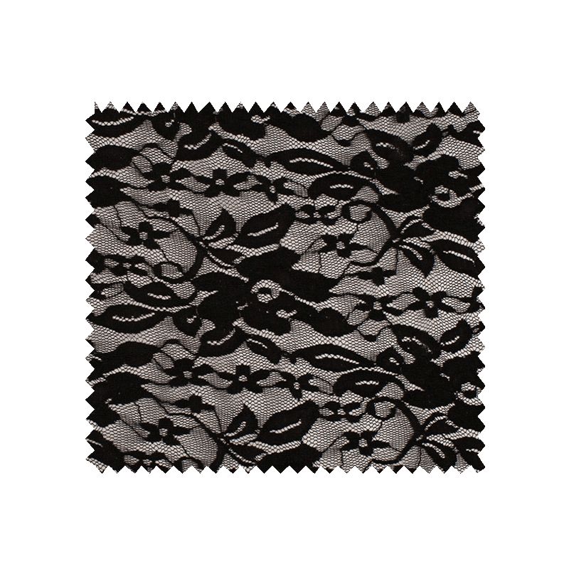 Tissu Fiona Dentelle Noir