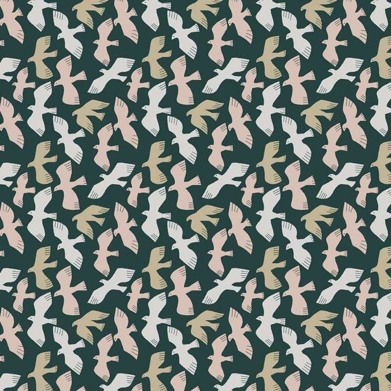 Tissu Dove Imprimé Emeraude