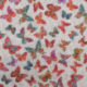 Tissu Laynta Enduit Beige Imprimé Papillons