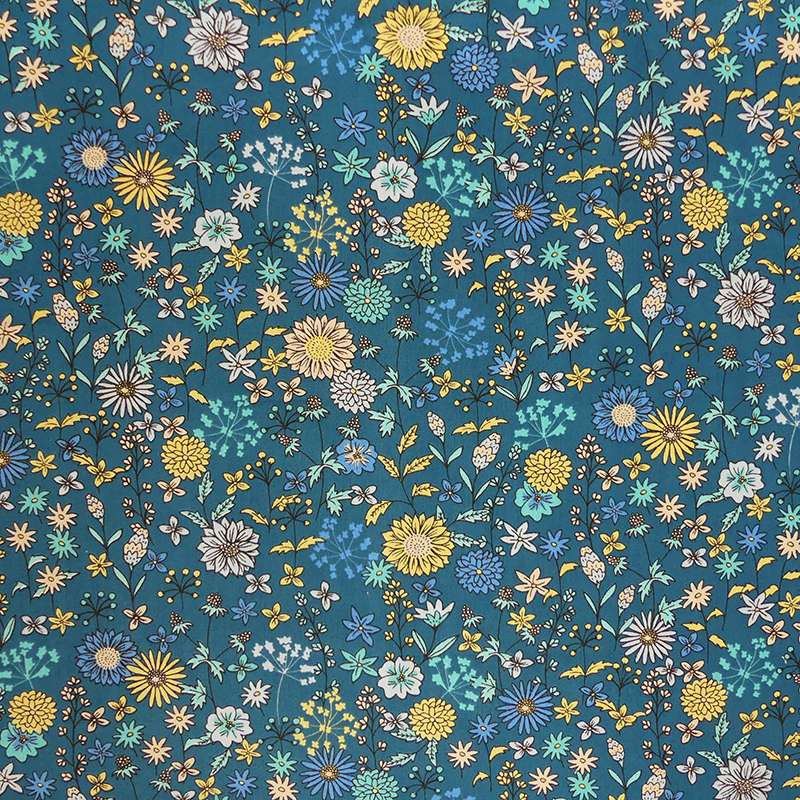 Tissu Valentine Cretonne Océan 