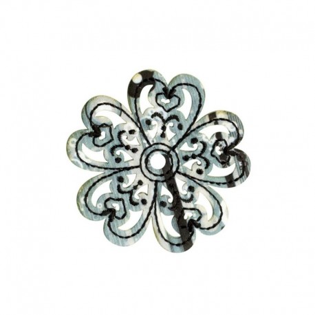 Ecusson Arabesque Fleur