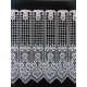 Brise Bise Macramé Coeur Ecru Hauteur 58 cm