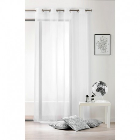 Tissu Voile Plein Jour Blanc 