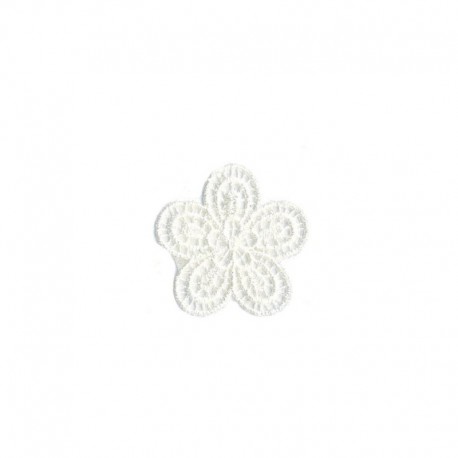 Ecusson Thermocollant Fleur Broderie