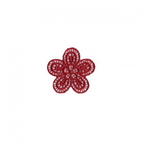 Ecusson Thermocollant Fleur Broderie