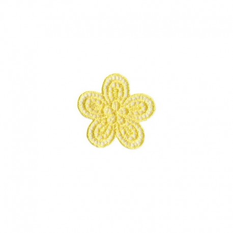 Ecusson Thermocollant Fleur Broderie