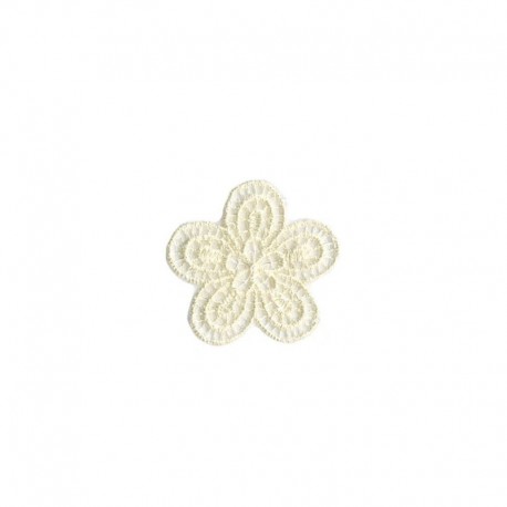 Ecusson Thermocollant Fleur Broderie