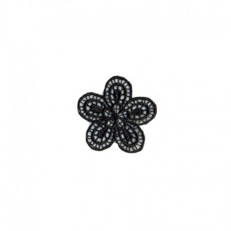Ecusson Thermocollant Fleur Broderie