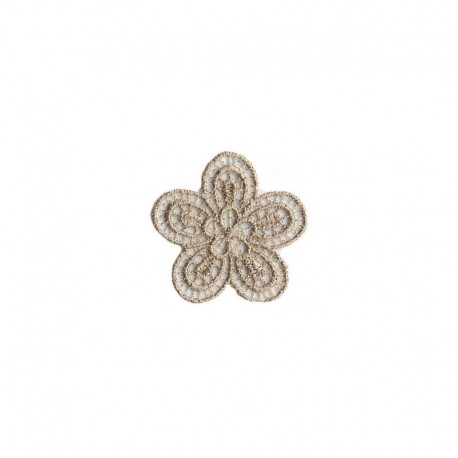 Ecusson Thermocollant Fleur Broderie