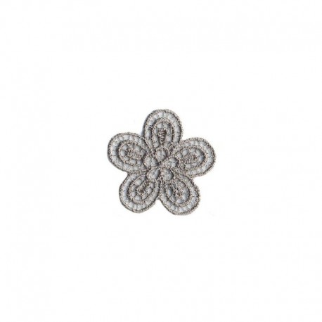 Ecusson Thermocollant Fleur Broderie