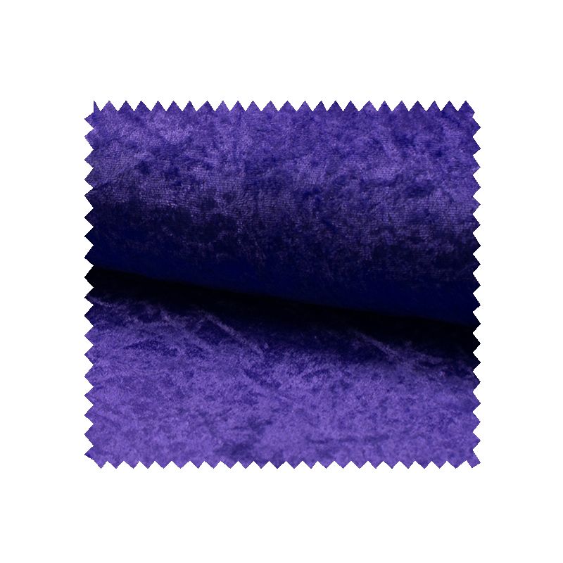 Tissu Panne De Velours Uni Violet