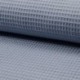 Tissu Nid d'Abeille Uni Glacier