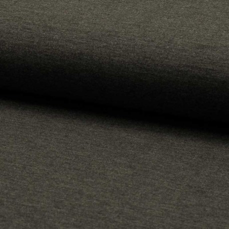 Tissu Milano Luxe Noir Chiné