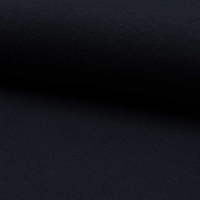 Tissu Bord Cote Uni Marine