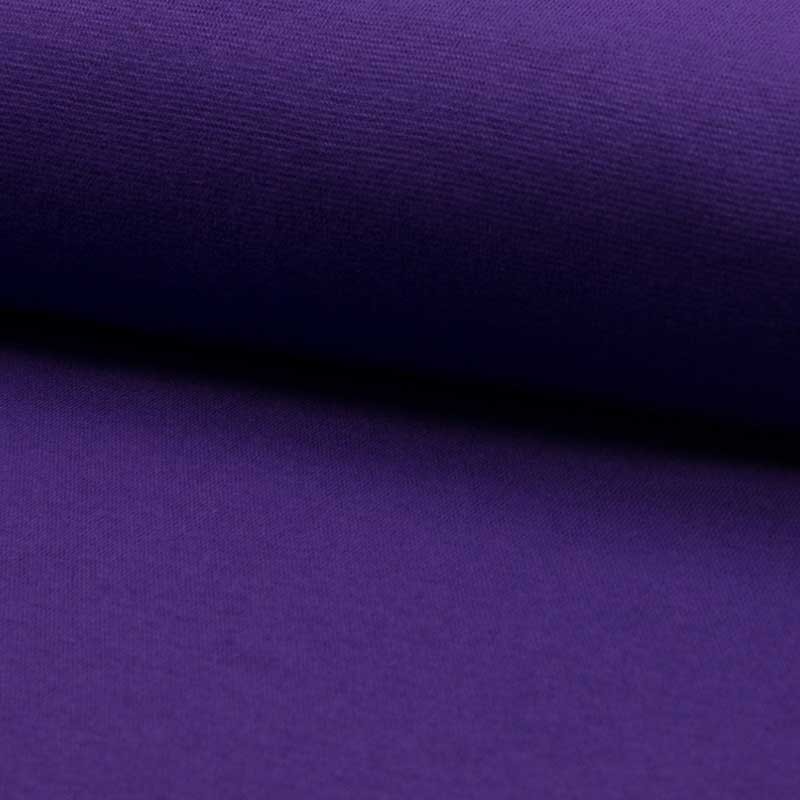 Tissu Bord Cote Uni Violet