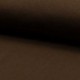 Tissu Bord Cote Uni Choco