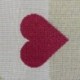 Coupon de Tissu Jacquard Visage abstrait