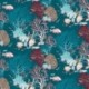 Tissu Oceanique Sergé Petrole