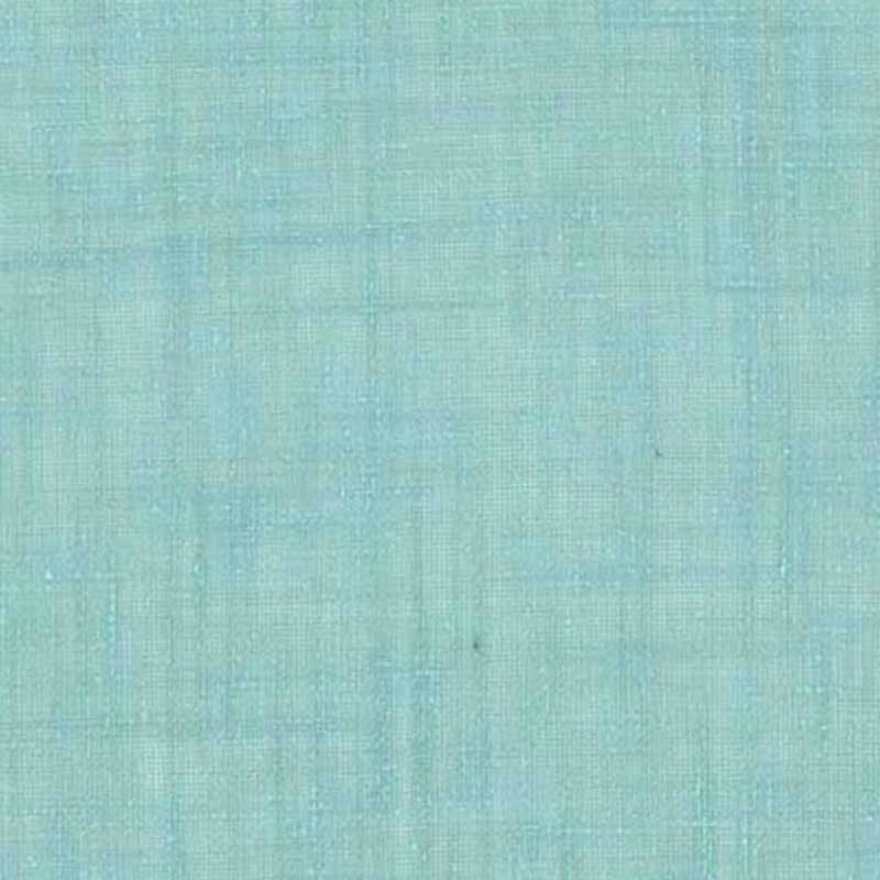 Tissu Voilage Etamine Aspect Lin Turquoise