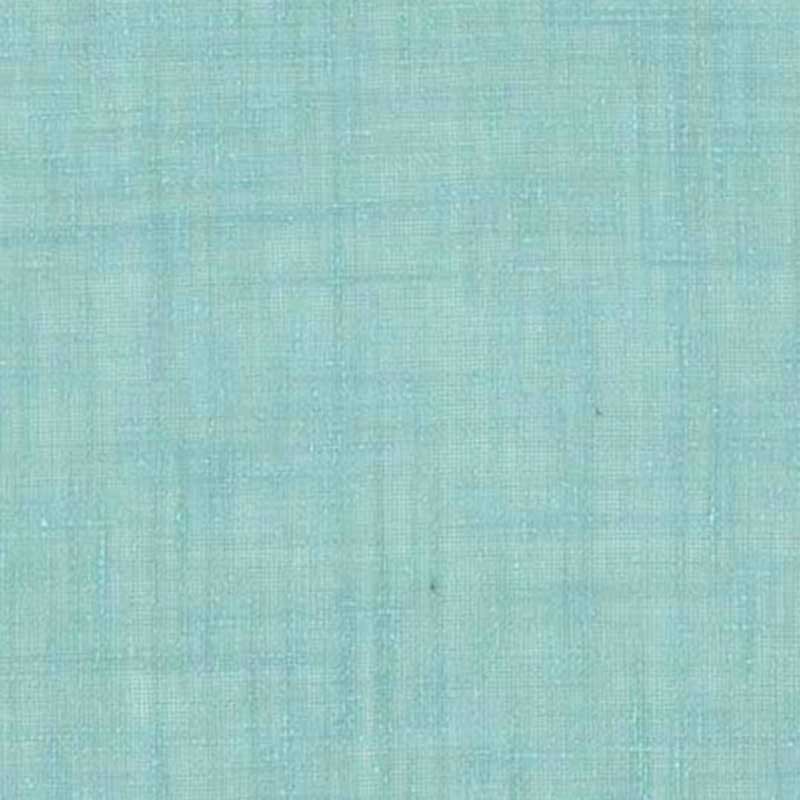 Tissu Voilage Etamine Aspect Lin Turquoise