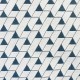 Tissu Jacquard Mini Triangles Canard