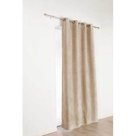 Tissu Alaska Obscurcissant Isolant Taupe