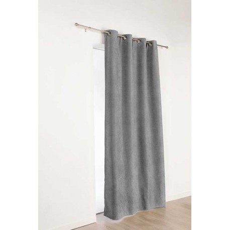 Tissu Alaska Obscurcissant Isolant Gris Clair