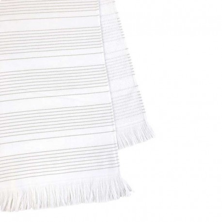 Fouta Eponge Tetouan Rayures 