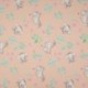 Tissu Jersey Coton Imprimé Elephant Rose