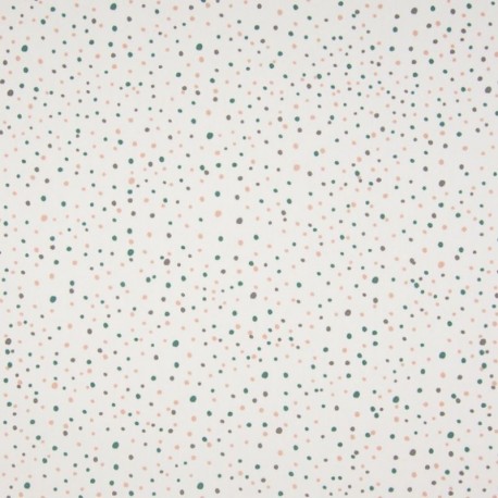 Tissu Coton Imprimé Confetti Multico 