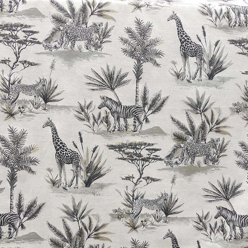 Tissu Safari Toile Bachette Imprimé