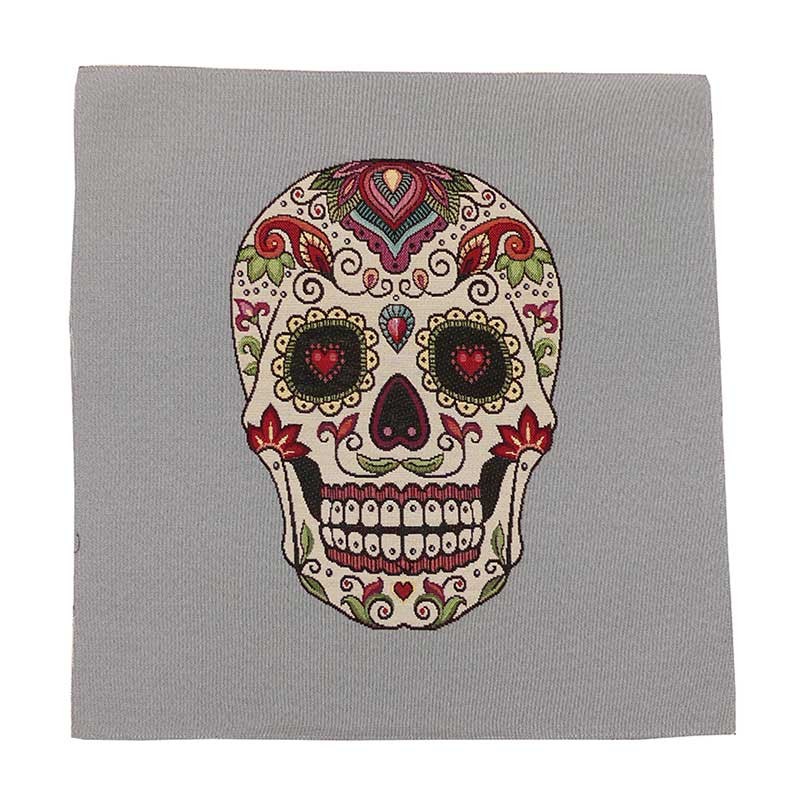 Coupon de Tissu Tête de Mort 