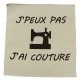 Coupon de Tissu J'peux Pas J'ai Couture