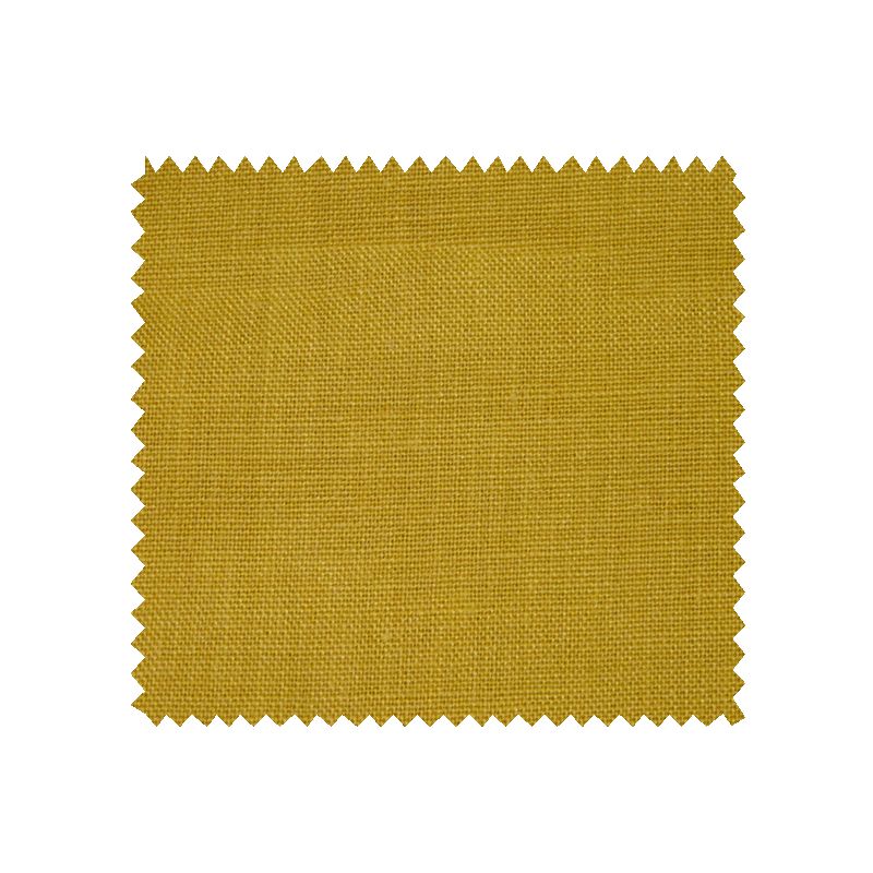 Tissu Drap de Lin Uni Curry