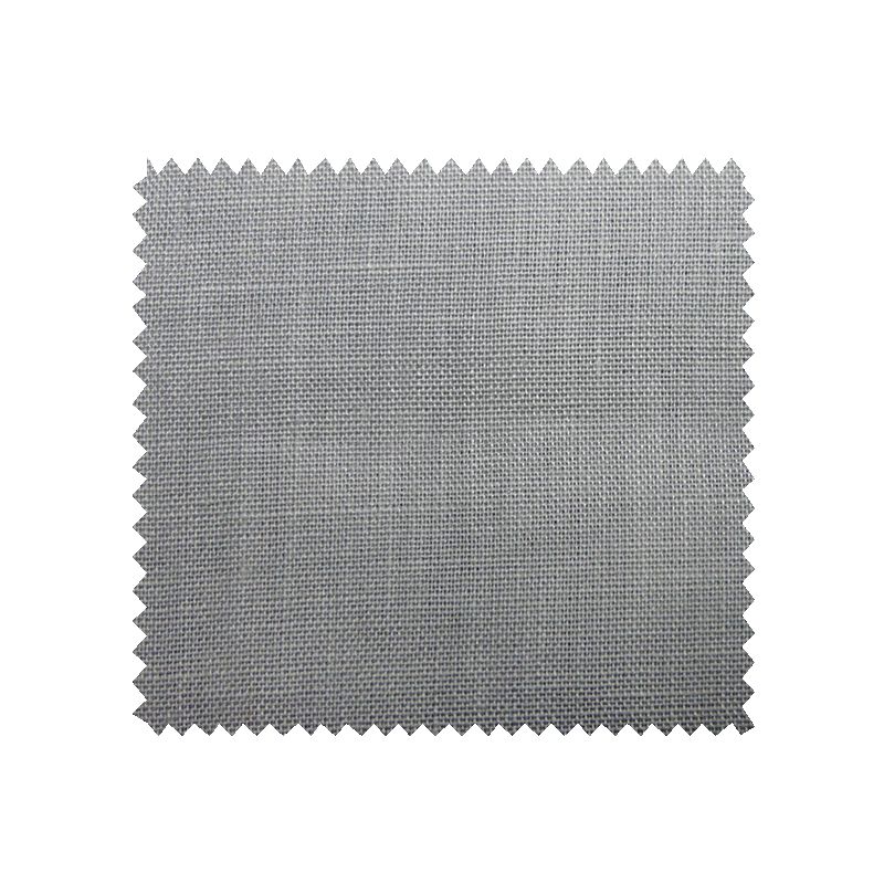 Tissu Drap de Lin Uni Gris Clair