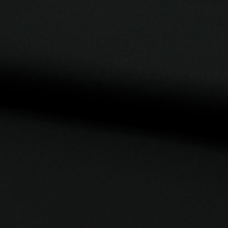 Tissu Voile de Coton Toucher Soie Noir 