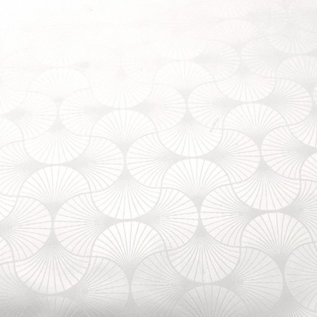 Tissu Freda Jacquard Craie 