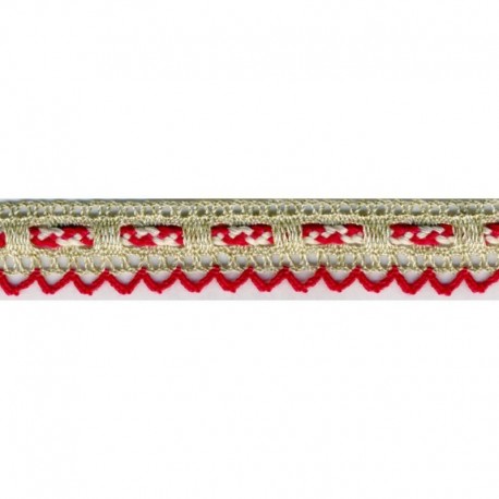 Tissu Dentelle Festonnee 