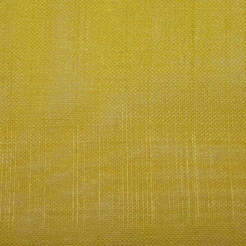 Tissu Voilage Etamine Givrée Jaune