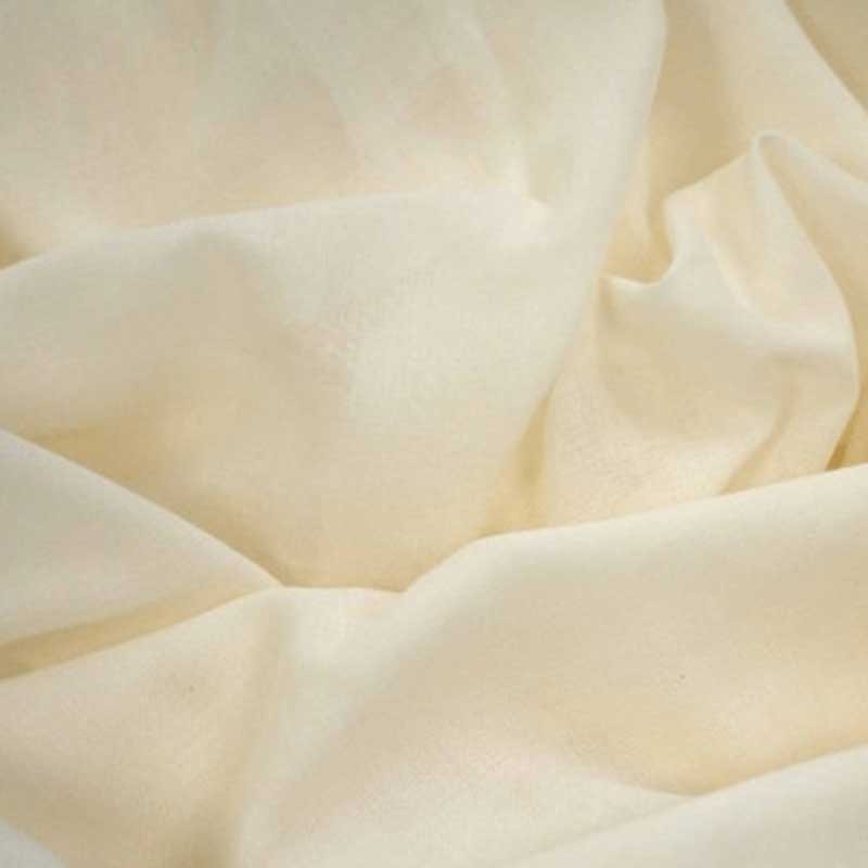 Chiffon nappage blanc régulier 100 % coton.