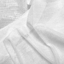 Tissu Voilage Coralie Lurex Blanc