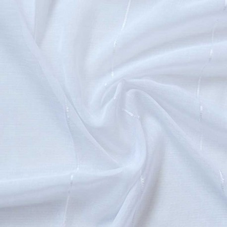 Tissu Voile Filete Blanc 