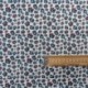 Tissu Imprimé Popeline Digitale Piel Leopard Bleu 