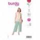 Patron Burda 6047 T Shirt Sans Manche 34/44