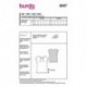 Patron Burda 6047 T Shirt Sans Manche 34/44
