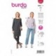 Patron Burda 6077 Robe/blouse 34/44